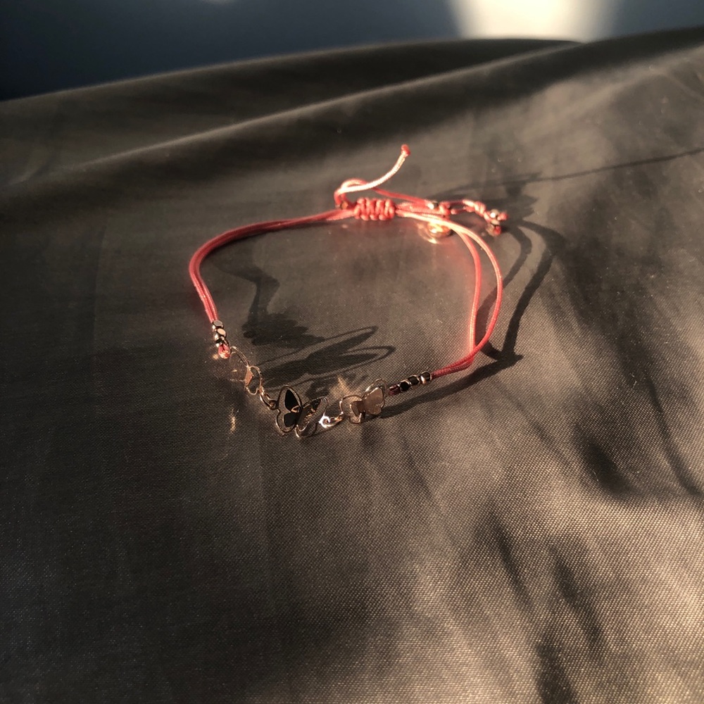 LC Lauren Conrad Pink Butterfly bracelet